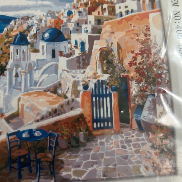 Greece DIY PBN-Paint by Numbers Aesthete Greece 16-by-20 inches Frameless, NEW - Picture 5 of 16